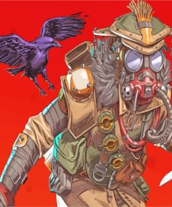 Apex Legends Bloodhound paint by numbers