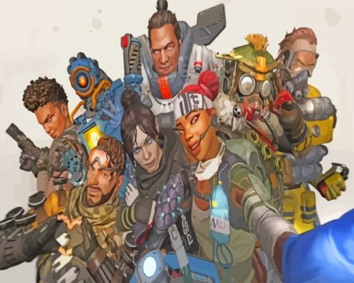 Apex Legends Characters paint by numbers