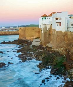 Aesthetic Asilah Beach paint byn umbers