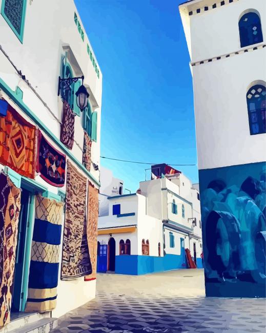 Asilah Morocco paint by numbers