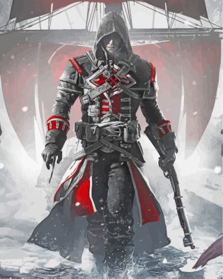 Edward Kenway Character paint by numbers