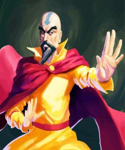 Avatar Tenzin Character paint by numbers