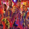 Avengers Infinity War Characters paint by numbers