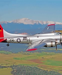 Boeing B-17 Flying Fortress paint by numbers