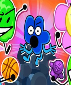 BFB Cartoons Characters paint by numbers