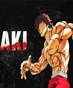 Baki Anime Poster paint by numbers