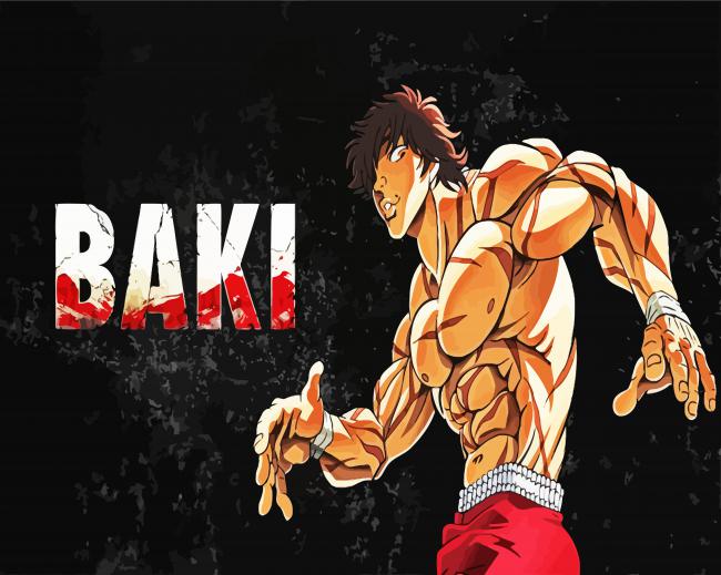 Baki Anime Poster paint by numbers