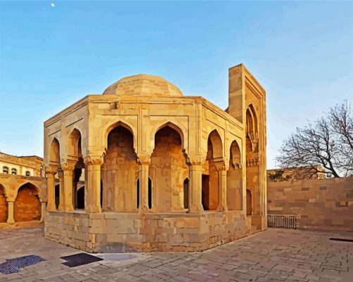 Baku Historical Monuments paint by numbers