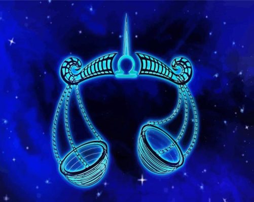 Balance Libra Sign paint by numbers