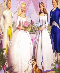 Barbie Wedding paint by numbers