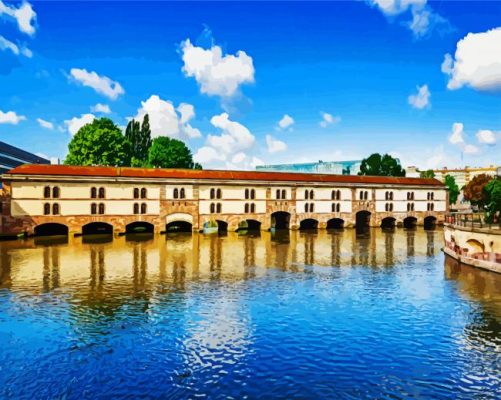Barrage Vauban Strasbourg paint by numbers