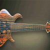 Aesthetic Bass Guitar paint by numbers