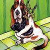 Basset Hound With Bagpipe paint by numbers