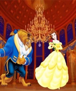 Beauty And The Beast paint by numbers