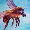 Bee With Gas Mask paint by numbers