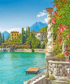 Bellagio Lake Como paint by numbers