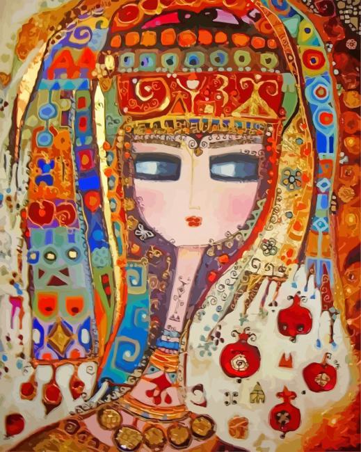 Berber Woman Art paint by numbers