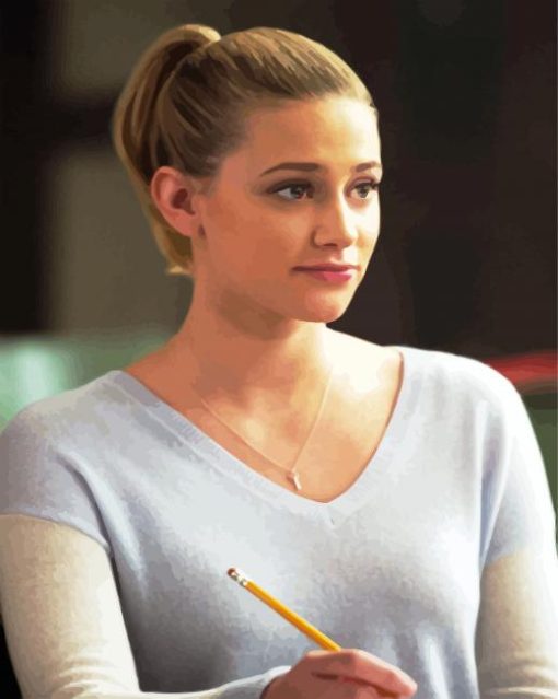 Cute Betty Cooper paint by numbers