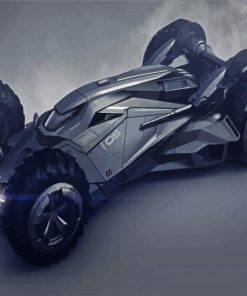 Aesthetic Batmobile Car paint by numbers