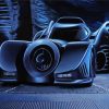 Black Batmobile Car paint by numbers