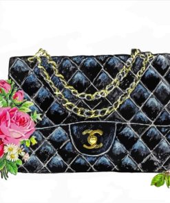 Black Chanel Bag paint by numbers