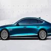 Blue Genesis Car paint by numbers