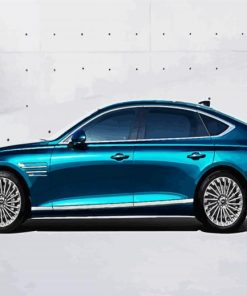 Blue Genesis Car paint by numbers