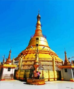 Botataung Kyaik Dae Ap Sandaw Oo Pagoda paint by numbers