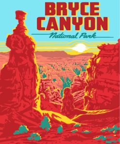 Bryce Canyon National Park paint by numbers