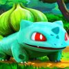 Bulbasaur Pokemon paint by numbers