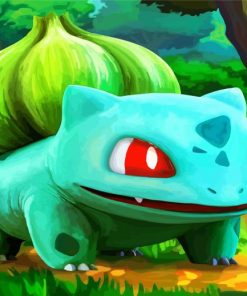 Bulbasaur Pokemon paint by numbers