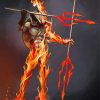 Burning Gladiator paint by numbers