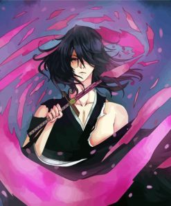 Byakuya Kuchiki Character paint by numbers