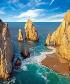 Cabo San Lucas Sea paint by numbers