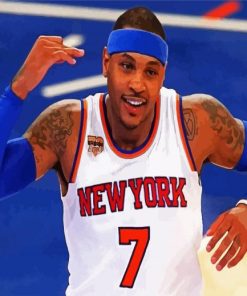 Carmelo Anthony paint by numbers