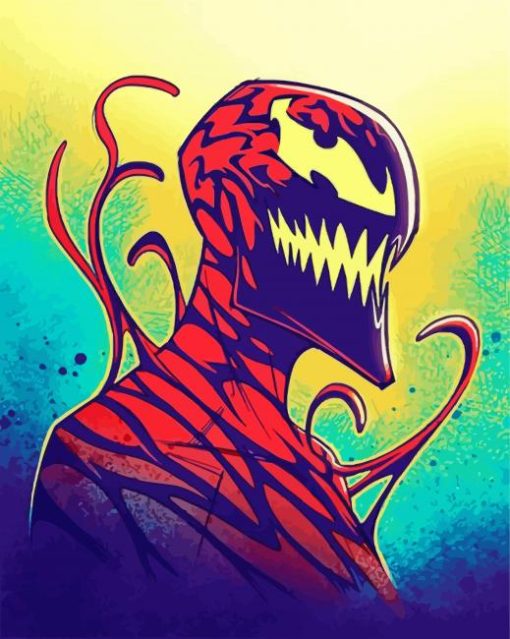 Carnage Illustration paint by numbers