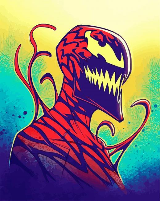 Carnage Illustration paint by numbers