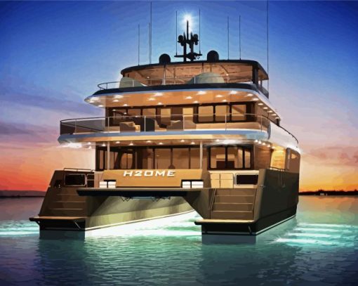 Aesthetic Catamaran paint by numbers