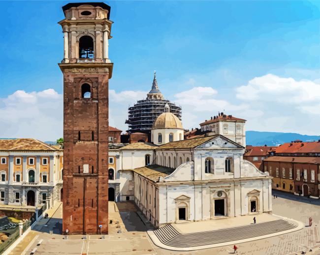 Cathedral Basilica Of Saint John The Baptist paint by numbers