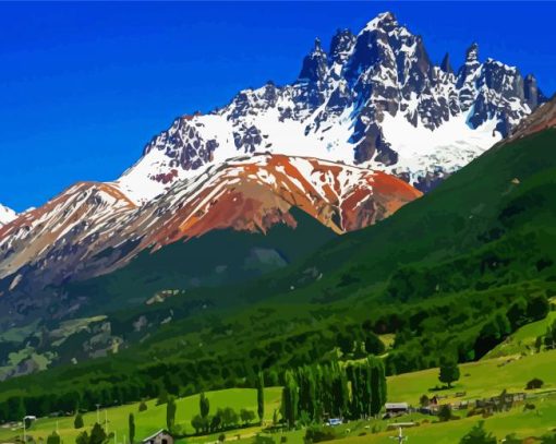 Cerro Castillo paint by numbers