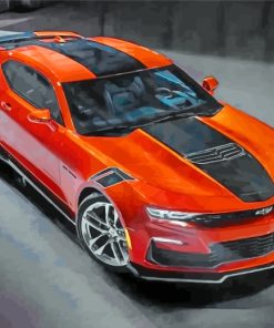 Chevy Camaro Car paint by numbers