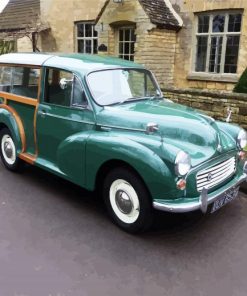 Classic Morris Minor paint by numbers