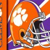 Logo And Helmet Of Clemson Tigers paint by numbers