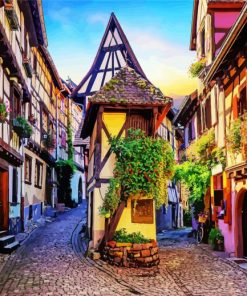 Colmar Beautiful City paint by numbers