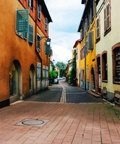 Aesthetics Colmar Streets paint by numbers