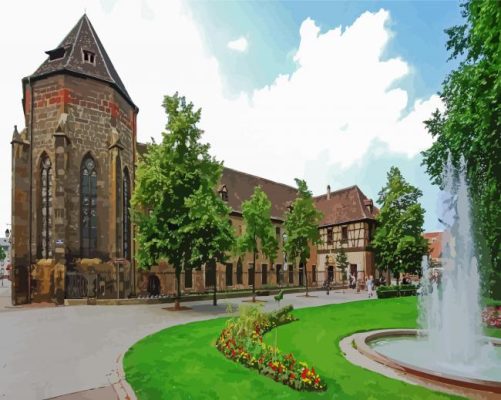The Unterlinden Museum paint by numbers