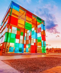 Colorful Cube Malaga paint by numbers