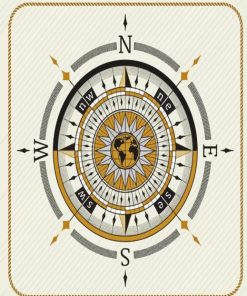 Compass Illustration paint by numbers