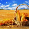 Corn Basket paint by numbers