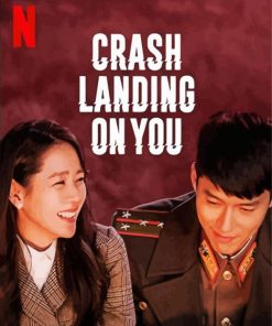 Crash Landing On You Poster paint by numbers